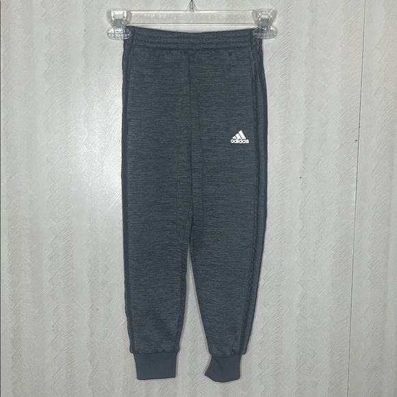 ❤️ ADIDAS FOCUS JOGGER PANTS Charcoal Sweatpants Size 6 - Picture 2 of 6